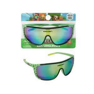 Minecraft Shield Pixel Sports Wrap  Kids Sunglasses - Multicolor